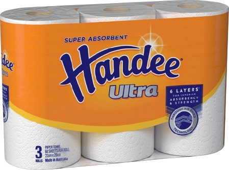 Handee Ultra Paper Towel 3 Pack