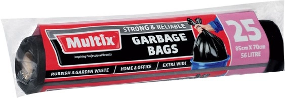 Multix Extra Wide Garbage Bags 25 Pack