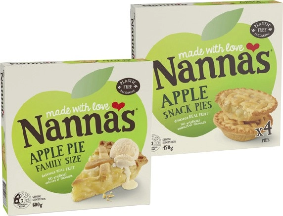 Nanna’s Fruit Pies Family Size 600g or Snack 450g Selected Varieties