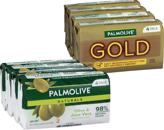 Palmolive Bar Soap 4 Pack Selected Varieties