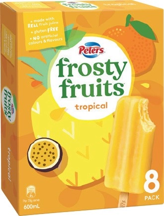 Peters Frosty Fruits 8 Pack or Fruit Stack 6 Pack Selected Varieties