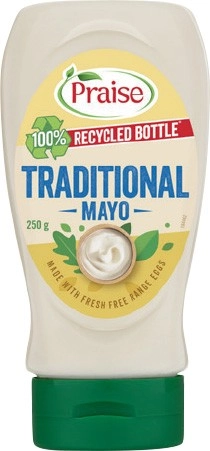 Praise Traditional Squeeze Mayo 250‑280g Selected Varieties