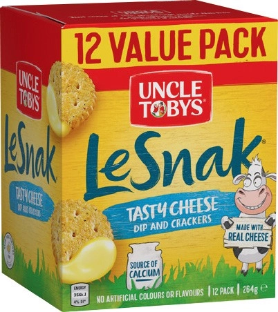 Uncle Tobys Le Snak 12 Pack Selected Varieties