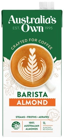 Australia's Own Barista Almond, Oat or Macadamia Milk 1 Litre