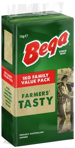 Bega Farmers' Tasty Cheese Block 1kg