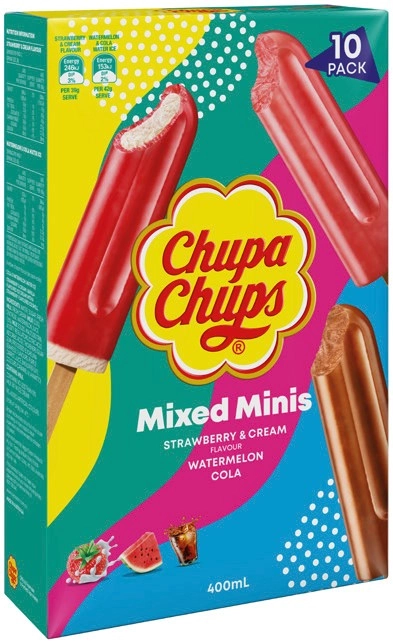 Chupa Chups Ice Cream Mixed Minis 10 Pack