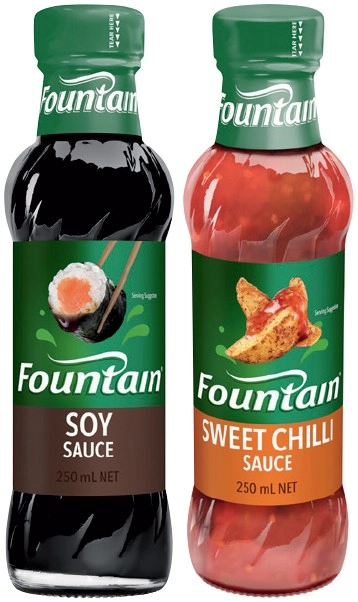 Fountain Sauce 250mL Selected Varieties