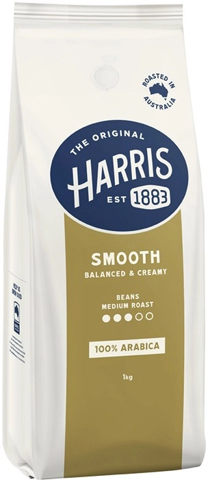 Harris Roast Coffee Beans or Ground Coffee 1kg Selected Varieties