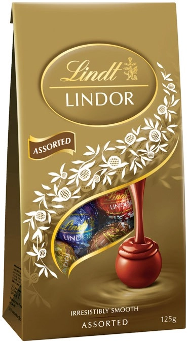 Lindt Lindor Chocolate Bag 123‑125g Selected Varieties