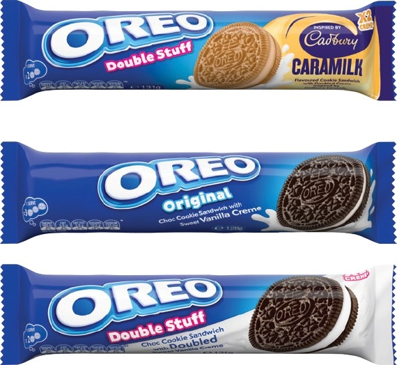 Oreo Cookies 128g or Double Stuff 131g Selected Varieties