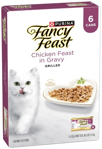 Purina Fancy Feast Wet Cat Food 6x85g Selected Varieties