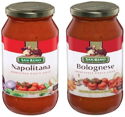 San Remo Pasta Sauce 500g Selected Varieties