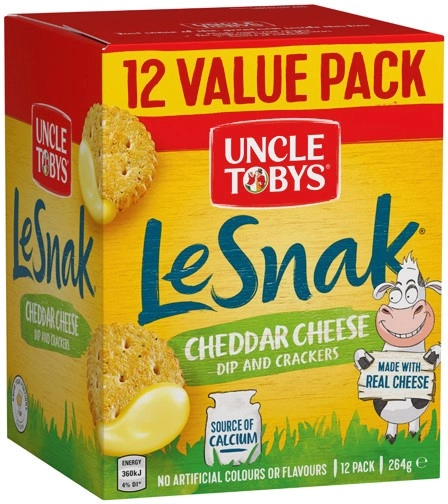 Uncle Tobys Le Snak 12 Pack Selected Varieties