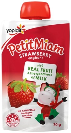 Yoplait Petit Miam Squeezie Yoghurt 70g Selected Varieties