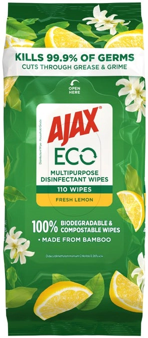 Ajax Multipurpose Wipes 110 Pack Selected Varieties*