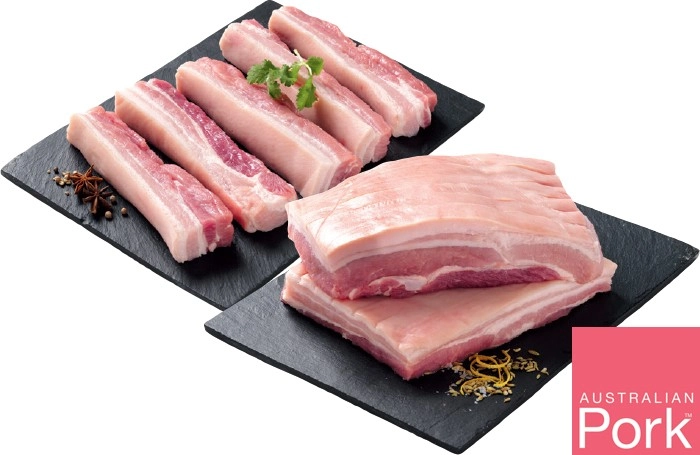 Australian Pork Belly Rashers or Portions