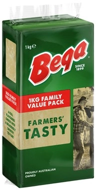 Bega Farmers' Tasty Cheese Block 1kg