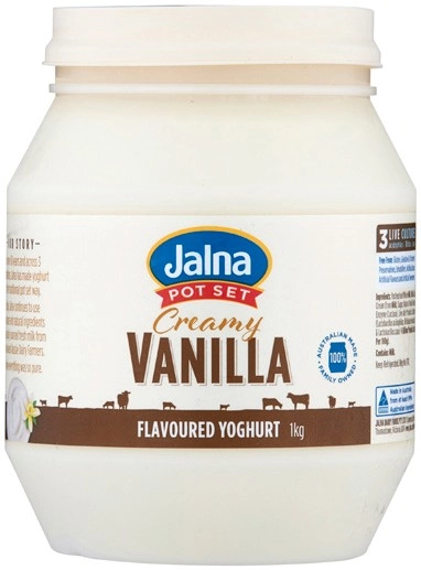 Jalna Pot Set Yoghurt 1kg Selected Varieties