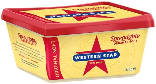 Western Star Spreadable 375g Selected Varieties