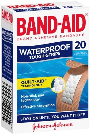 Band-Aid Waterproof Tough Strips 20 Pack*