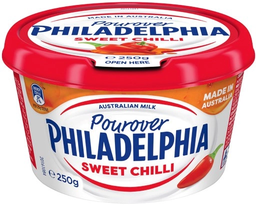 Philadelphia Sweet Chilli Pourover 250g