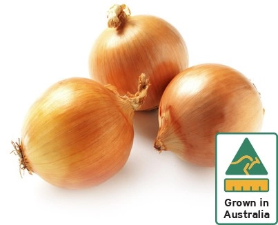 Australian Pre-Packed Brown Onions 1kg Bag