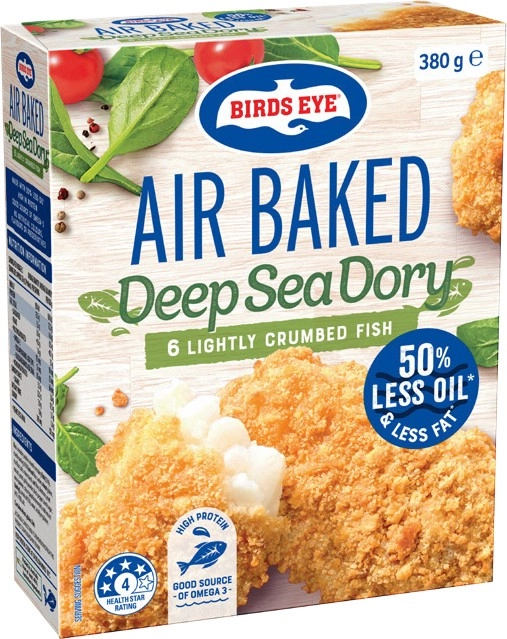 Birds Eye Air Baked Crumbed Fish 250‑380g Selected Varieties