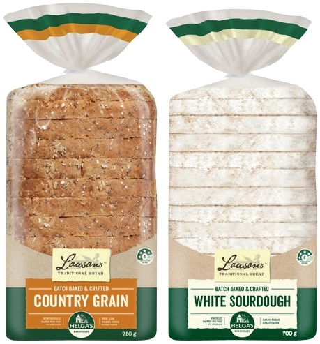 Helga’s Lawson’s Bread 700-750g Selected Varieties