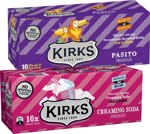 Kirks 10x375mL Selected Varieties