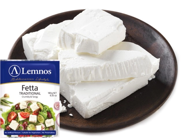 Lemnos Fetta Traditional or Reduced Fat 180g