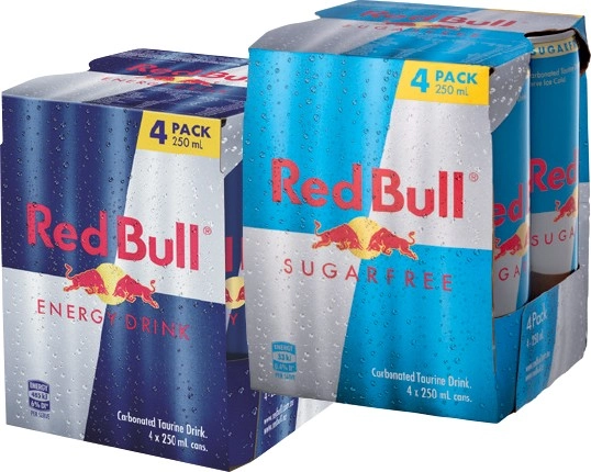 Red Bull Energy Drink 4x250mL Selected Varieties