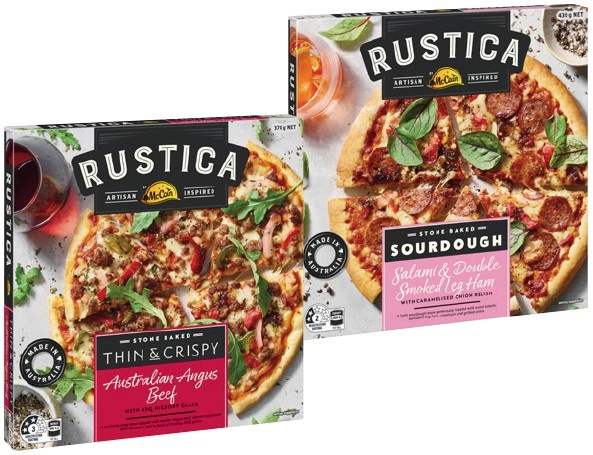 Rustica by McCain Stone Baked Pizza 335‑450g Selected Varieties