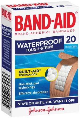 Band-Aid Waterproof Tough Strips 20 Pack*