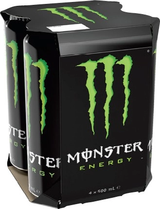 Monster Energy Drink 4x500mL Selected Varieties