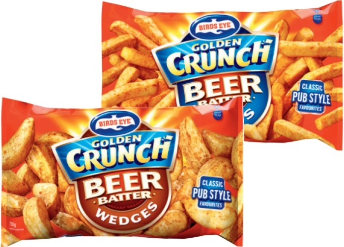 Birds Eye Golden Crunch Chips or Wedges 750g Selected Varieties