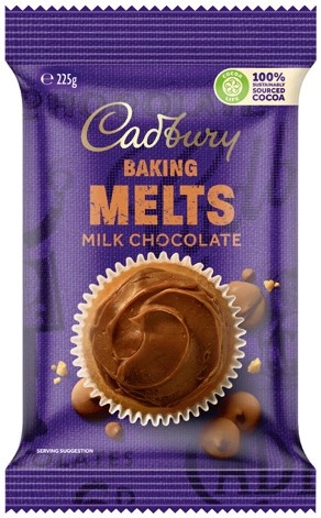 Cadbury Baking Chocolate Melts 225g, Chips 200g or Block 180g Selected Varieties