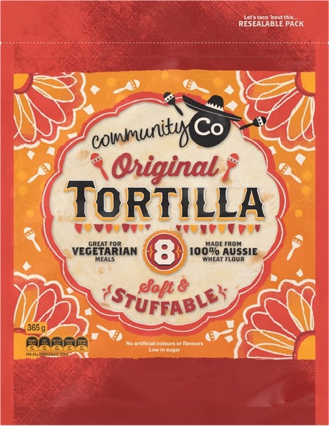 Community Co Tortillas 8 Pack Selected Varieties