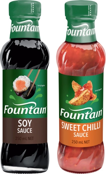 Fountain Sauce 250mL Selected Varieties