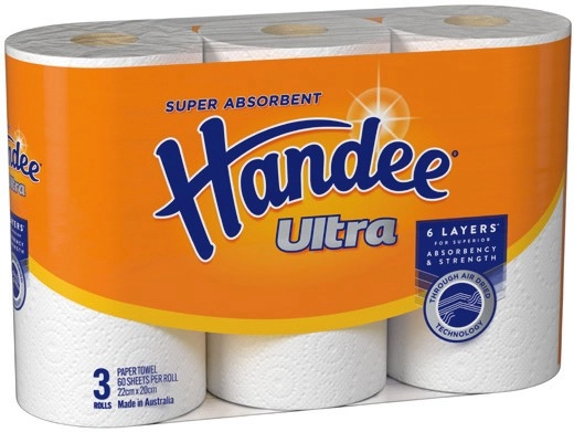 Handee Ultra Paper Towel 3 Pack