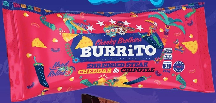 NEW Cheeky Brothers Burritos 245g Selected Varieties