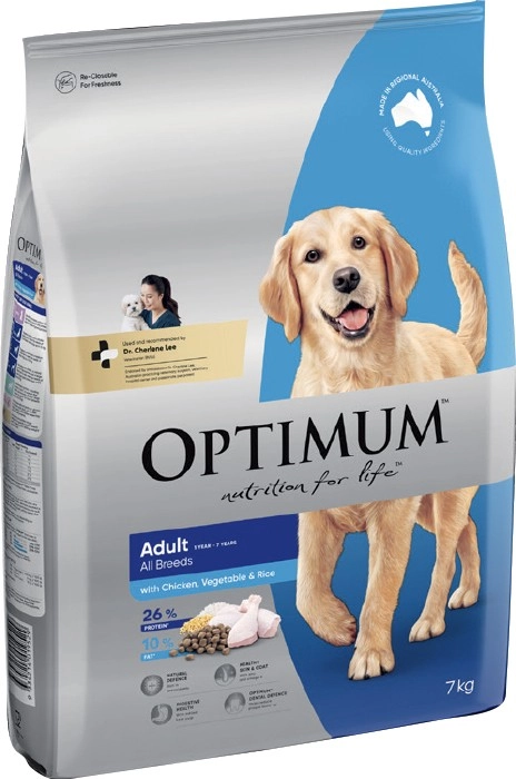 Optimum Dry Dog Food 7kg Selected Varieties