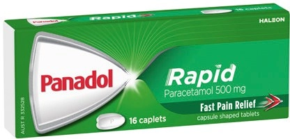 Panadol Rapid Caplets 16 Pack**