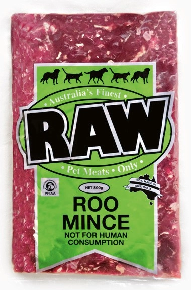 Raw Pet Mince 800g Selected Varieties (Refrigerated Pet Food)