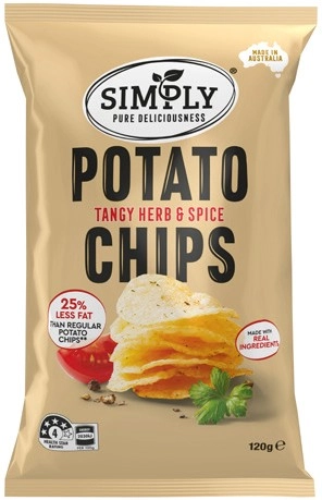 Simply Chips 120g or Smith’s Baked 130g or PopCorners 130g Selected Varietie