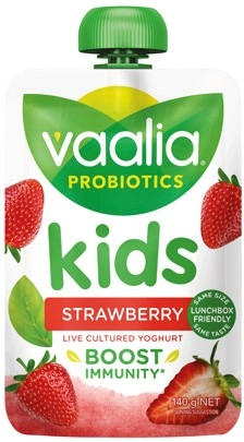 Vaalia Kids Probiotics Yoghurt 140g Selected Varieties