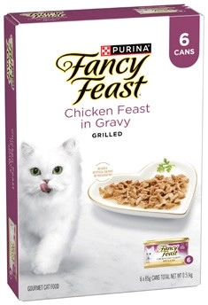 Purina Fancy Feast Wet Cat Food 6x85g Selected Varieties