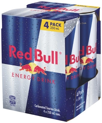 Red Bull Energy Drink 4x250mL Selected Varieties