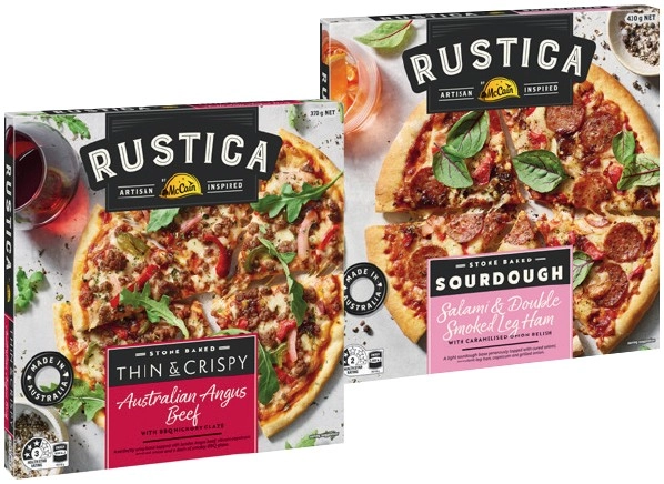 Rustica by McCain Stone Baked Pizza 335‑450g Selected Varieties