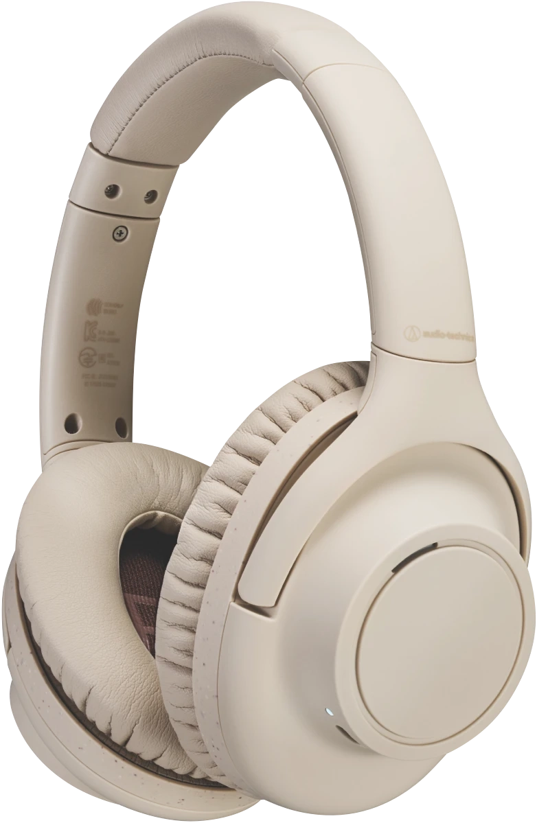 Audio Technica Noise Cancelling Headphones - Beige