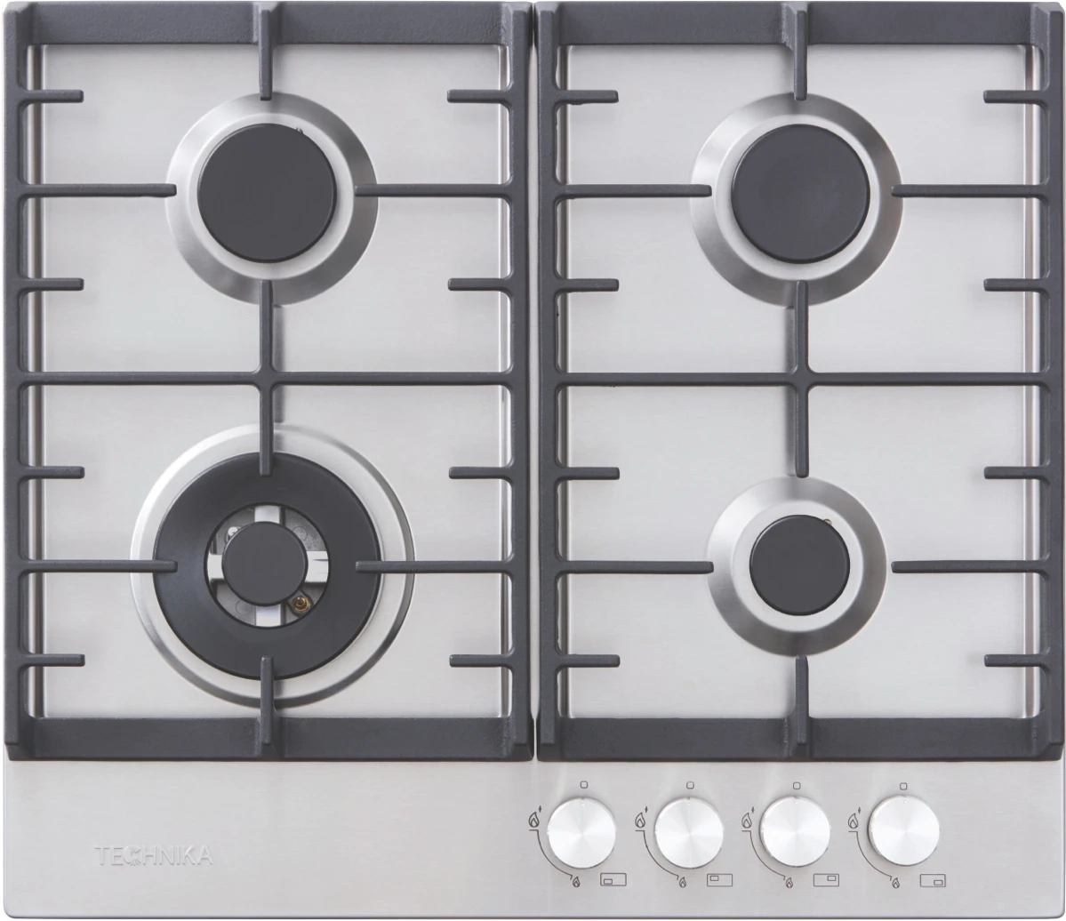 Technika 60cm Stainless Steel Gas Cooktop